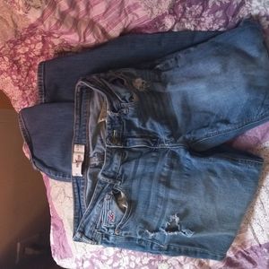 A pair of Hollister jeans